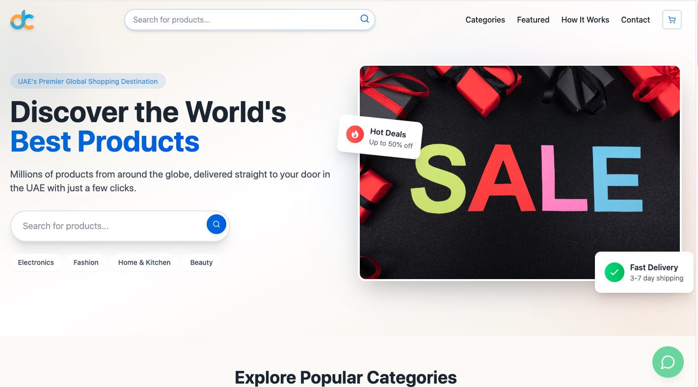 E-commerce Store concept — after